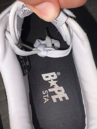Zapatillas BAPE Negras y Blancas