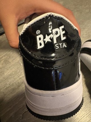 Zapatillas BAPE Negras y Blancas