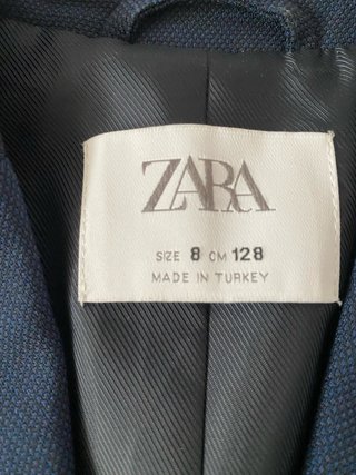 Traje Zara azul nuevo