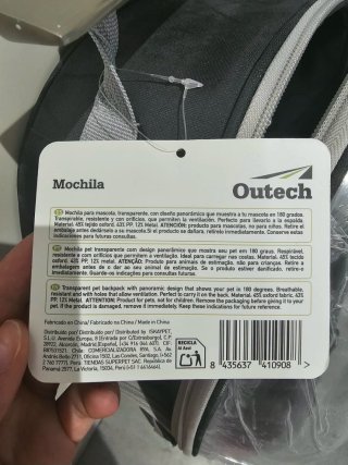 Mochila transportín mascotas NUEVA A ESTRENAR