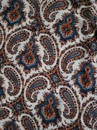 Blusa estampada paisley manga larga
