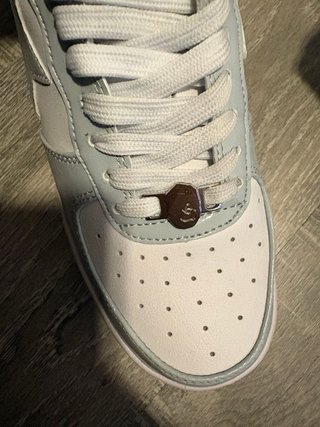 Bape Zapatillas Grises y Blancas
