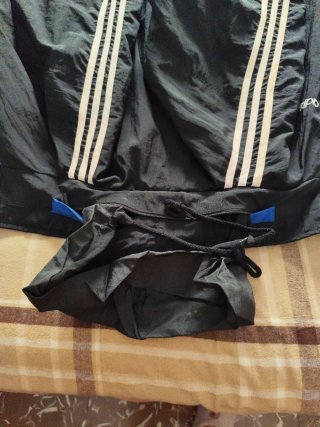 Chaqueta Adidas Negra y Azul