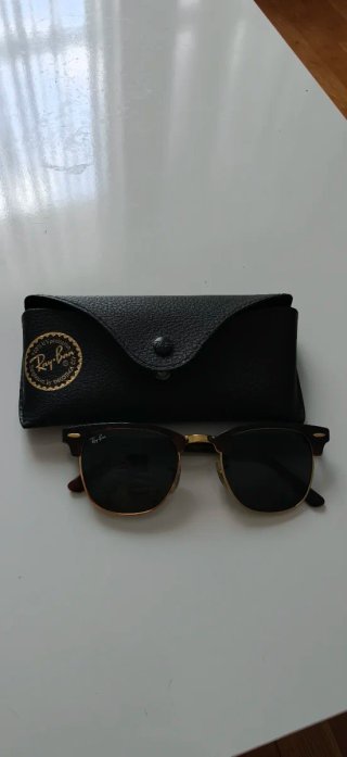 Ray-Ban Clubmaster Gafas de Sol Marrón/Dorado
