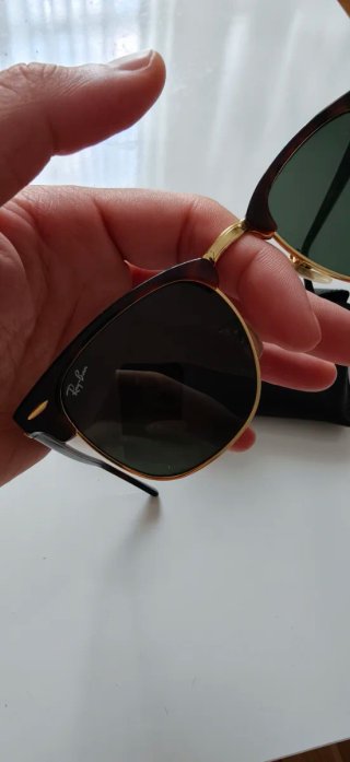 Ray-Ban Clubmaster Gafas de Sol Marrón/Dorado