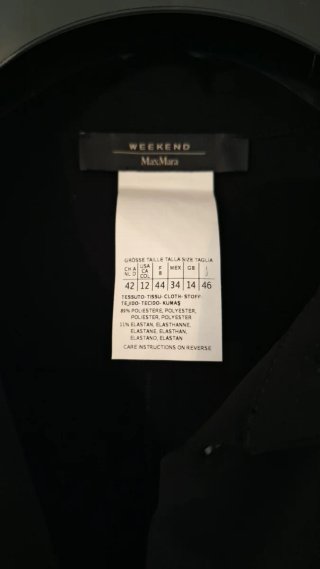 Mono Max Mara Weekend Negro