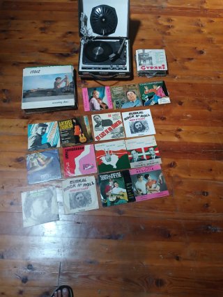 Collezione di 50 vinili di musica basca tradizionale