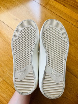 Deportivas Zara Talla 33 Blancas