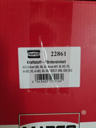 Bomba Combustible Audi A4 Seat Ex