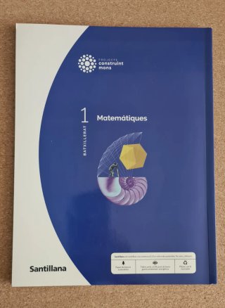 Matemàtiques I 1 Batxillerat : Projecte constru...