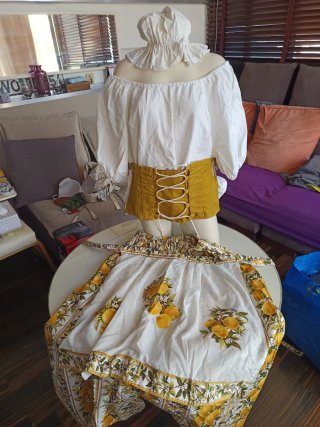 Traje Medieval Tendera Artesana Talla Única