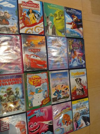 Lote de 20 Películas DVD Infantiles