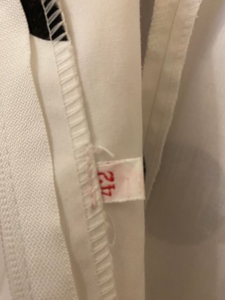 Traje Flamenca Lunares Blanco y Negro T42