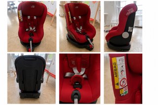 Silla de coche Britax Römer dual i-size  pro roja