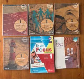 Pack Libros 1 BACHILLERATO ANAYA