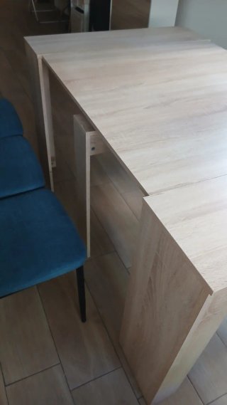Mesa comedor extensible madera 96-224cm