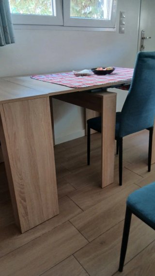 Mesa comedor extensible madera 96-224cm
