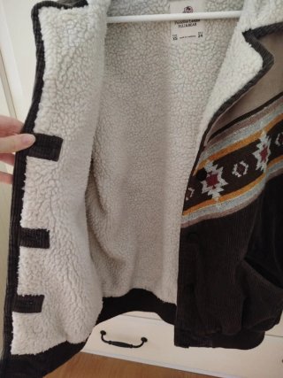 Chaqueta Pull&Bear Vintage Estampada Talla XS