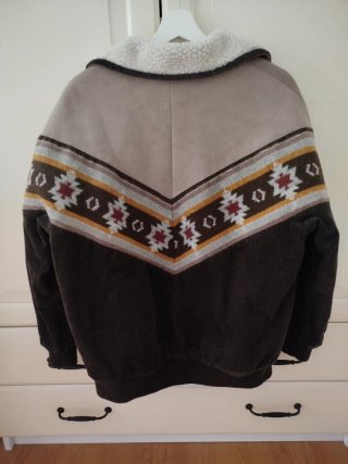 Chaqueta Pull&Bear Vintage Estampada Talla XS