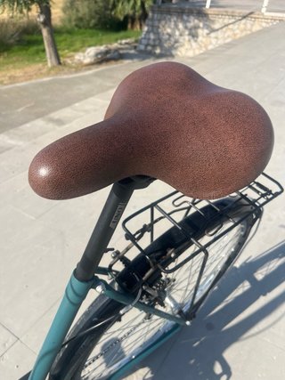Bicicleta paseo vintage verde