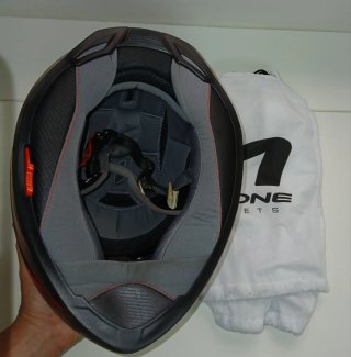 Casco Integral Astone GT1000 Negro/Rojo