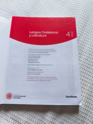 Lengua Castellana y Literatura, 4 ESO, Proyecto...