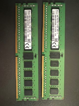2x SK hynix 8GB DDR4 PC4-2133P RAM