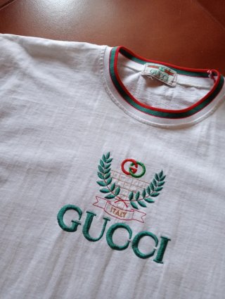 T-shirt con ricamo - Vintage