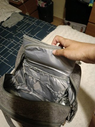 Mochila para bebé gris