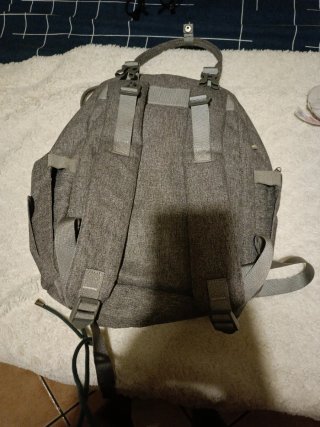 Mochila para bebé gris