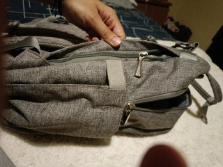 Mochila para bebé gris