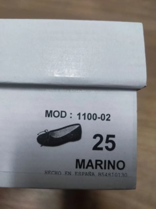 Manoletinas niña talla 25
