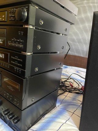 Torre Technics Completa: Amplificador, CD, Cassett