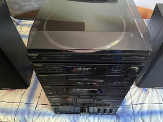 Torre Technics Completa: Amplificador, CD, Cassett