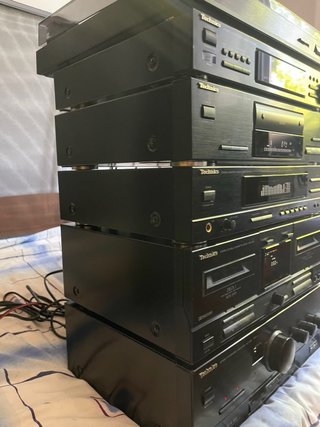 Torre Technics Completa: Amplificador, CD, Cassett