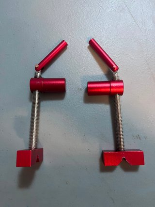 Pareja Sargentos Rápidos Carpinte Rojo