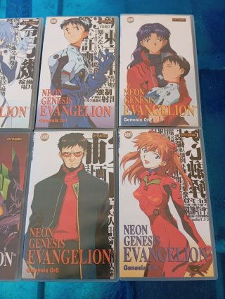 Lote 6 VHS Neon Genesis Evangelion