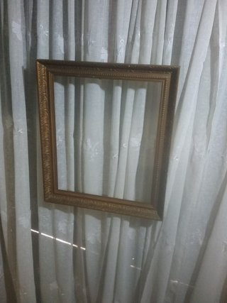 Marco antiguo madera dorado