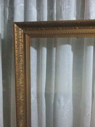 Marco antiguo madera dorado