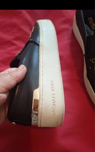 Michael Kors Sneakers Borchie Dorate Nere