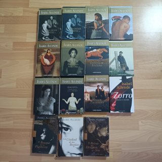 Colección libros de Isabel allende . 16 libros