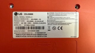 TV LG 22 LCD TDT - Modelo 22LU5000-ZA