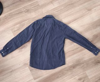 Camisa elegante de la marca Boston color azul