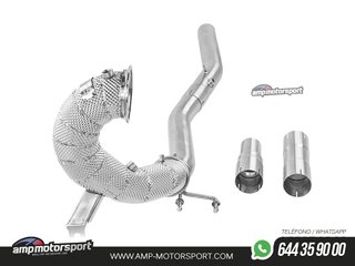 DOWNPIPE ALPHA COMPETITION PARA VW GOLF 8 R / AUDI S3 8Y 2020- - ANTITÉRMICO
