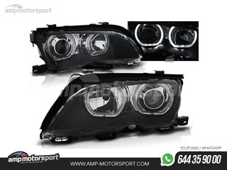 FAROS DELANTEROS OJOS DE ANGEL LED PARA BMW SERIE 3 E46 2001-2005