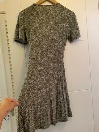 Vestido Stradivarius verde estampado