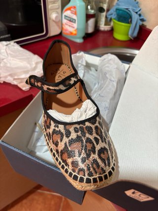 Manoletinas Popa Piel Leopardo