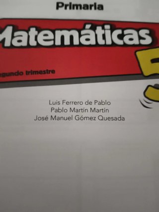Libros de matemáticas. De Anaya. 5° de primaria.