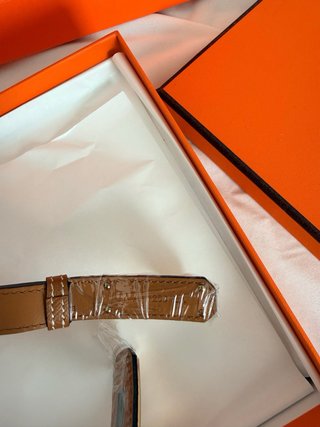 Cinturón Hermes Marrón y Dorado Talla Única