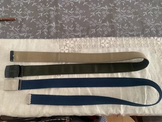 Cinturones Carhartt Tela Azul y otro verde